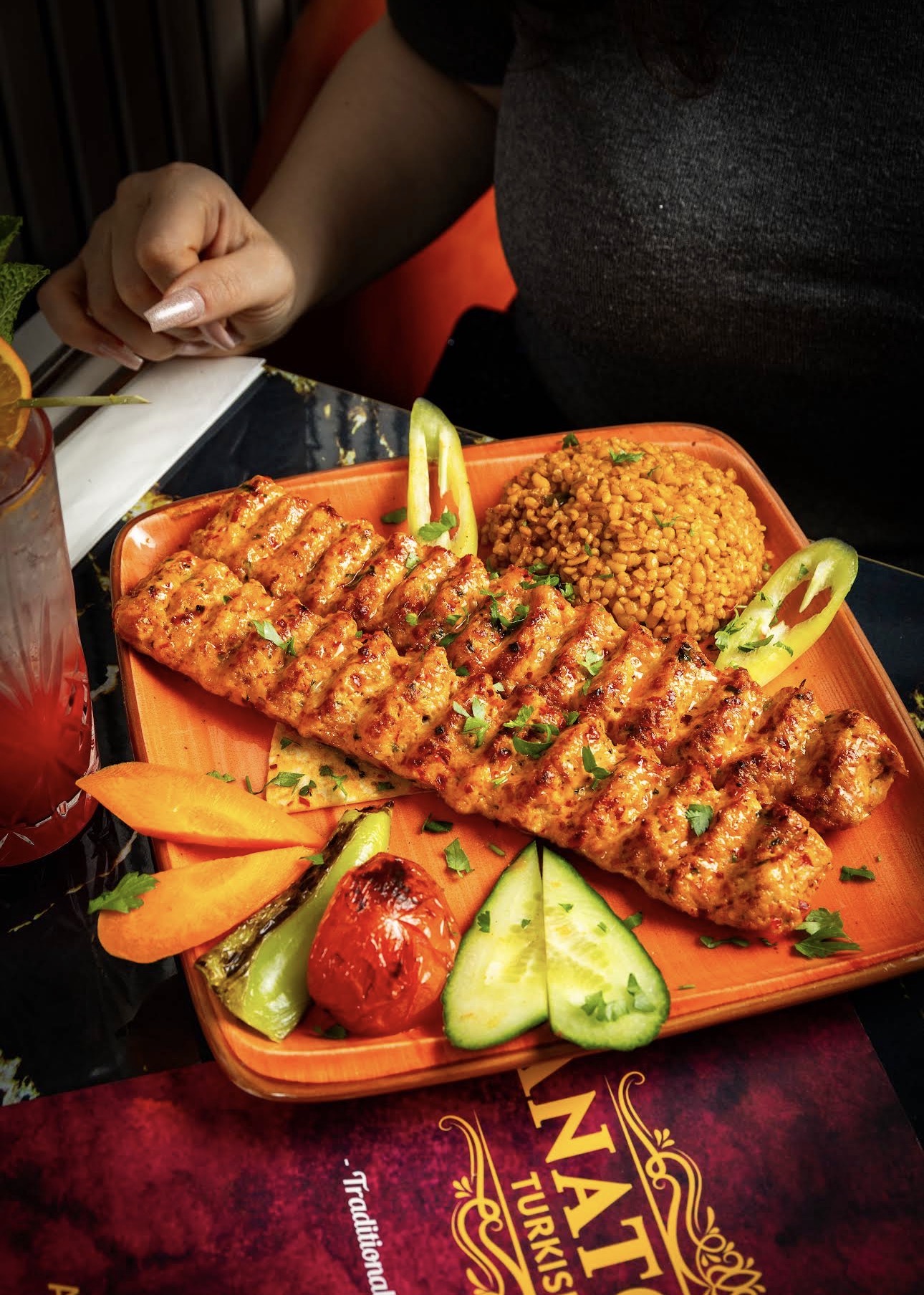 Charcoal Chicken Kebab